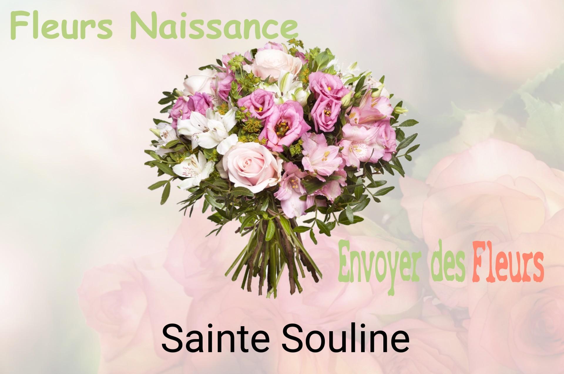 Bouquet de fleurs de naissance livré à Sainte-Souline